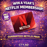 Netflix 1 Year Membership